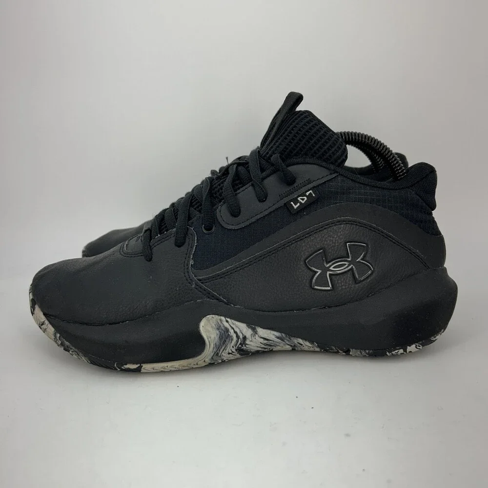 Under Armour Shoes Youth Size 7Y Black LD7 Basketball Sneakers 3028513-004
